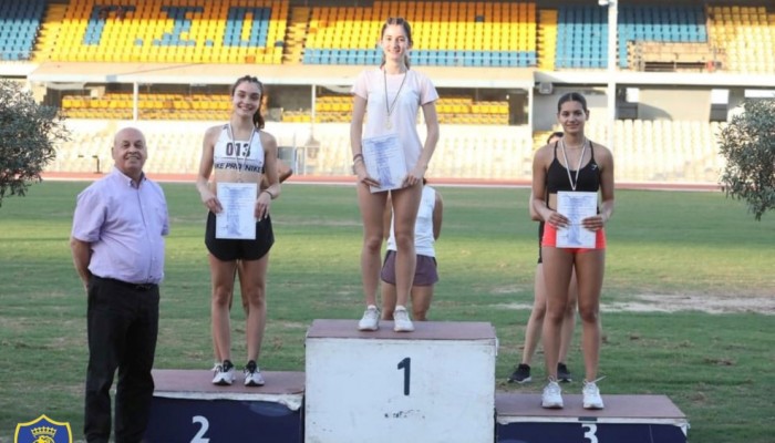 Andrea Georgiou - 2nd Place in the 200m